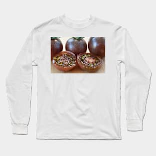 Solanum lycopersicum  'Black Cherry'  Cherry tomato Long Sleeve T-Shirt